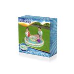 Paddling Pool Bestway® 51124, Play Pool Set, children's pool, ball, ring, 122x20 cm