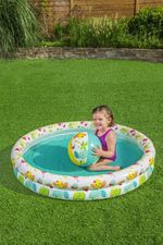 Paddling Pool Bestway® 51124, Play Pool Set, children's pool, ball, ring, 122x20 cm