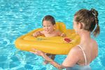 Float Bestway® 32050, Baby support, children's, inflatable, square seat for children, for water, 76