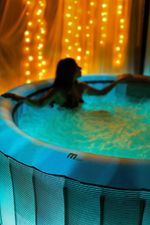 Pezsgőfürdő MSpa® Starry, LED, 6 személyes, 930 liter, 204x070 cm