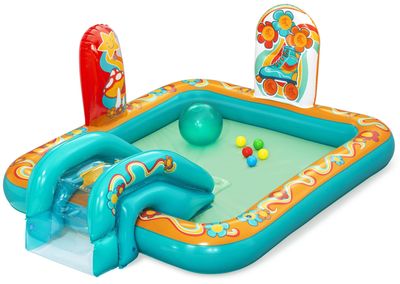 Bazénik Bestway® Retro Groove Play Center detský, nafukovací, 152x74 cm