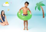 Float Intex® 59258NP HI-GLOSS, kids', inflatable, for water, assorted colors, 76 cm