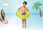 Úszógumi Intex® 59258NP HI-GLOSS, gyerek, felfújható, vízbe, vegyes színek, 76 cm