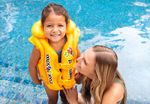 Mellény Intex® 58660, Pool School Deluxe, gyermek, felfújható, vízi, 3-6 év, 50x47 cm