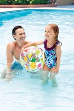 Lopta Intex® 59040NP Lively Print, plážová, detská, nafukovacia, do vody, mix dizajnov, 51 cm