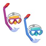 Maszk sznorkellel Bestway® 24023, Dominator Snorkel Mask, vegyes színek, úszó, búvárkodáshoz, vízbe