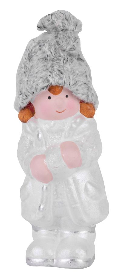Postavicka Xecco 16B380, Dievčatko s čiapočkou, terakota, 11.5 cm