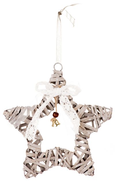 Christmas decorations Wildeco, Star, 20x3 cm, pkg. 5 pcs