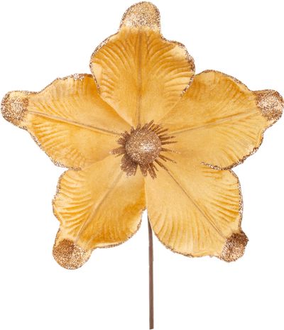 Christmas Flower MagicHome, gold, 21x15 cm