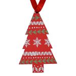 Decoration MagicHome Christmas, Fir Tree, hanging, pack. 5 pcs