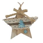 Decoration MagicHome Christmas, Star, hanging, pack. 5 pcs, 10 cm