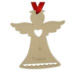 Decoration MagicHome Christmas, Angel PEACE, hanging, pack. 5 pcs