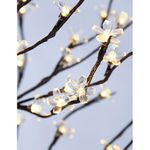 Díszfa MagicHome Cherry Tree, 192 fehér LED, egyszerű világítás, 230 V, 50 Hz, IP44, kültéri, L-1,80