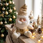 Figura MagicHome Karácsonyi, Mikulás, 30 cm