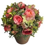 Succulent Bouquet Roma MagicHome, 25 cm, pot - paper