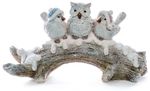 Decoration MagicHome Christmas, Birds on a Branch, polyresin, 31x9.5x16.5 cm