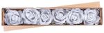 Flower MagicHome, rose, blue, stem, flower size: 10 cm, flower length: 18 cm, pack of 6 pcs
