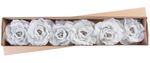 Virág MagicHome, bazsarózsa, zöld, szár, virágméret: 16 cm, virághossz: 24 cm, 6 db-os csomag