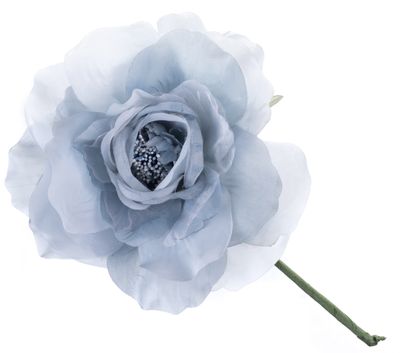 Flower MagicHome, peony, blue, stem, flower size: 16 cm, flower length: 24 cm, pack. 6 pcs