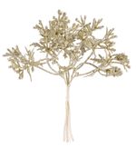 Ág MagicHome Karácsony, arany, 15 cm