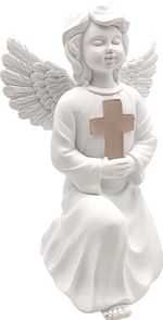 Solar lamp angel, 15x12x22 cm, 1 LED, AA