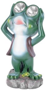 Solar lamp frog, 14x12x25 cm, 2 LEDs, AAA