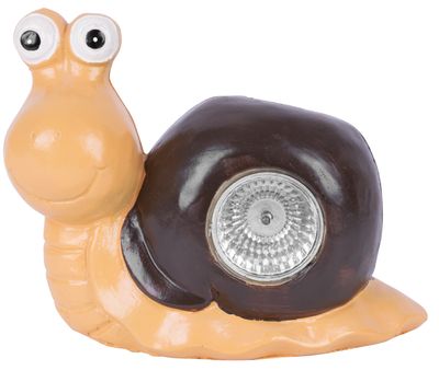 Solar lamp snail, 14x11x12 cm, 1 LED, AA