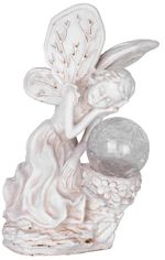 Decoration Strend Pro Gecco, Fairy, 15x12x22 cm, polyresin, solar, 1x LED, AA