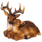 Decoration Gecco 8325, Deer and doe, polyresin, 27 cm