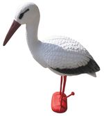 Decoration White stork, 72x20x15cm
