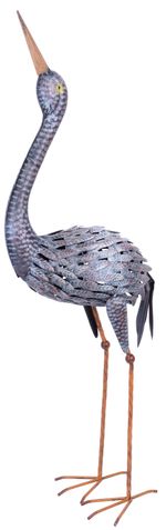 Decoration Mecco 5189, Crane, 94 cm, sheet metal