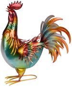 Decoration MagicHome Mecco, Rooster, metal, 40x20x50 cm