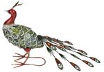 Decoration MagicHome Mecco, Peacock, metal, 62x23x43 cm