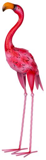 Dekoráció MagicHome Mecco 8299, Flamingó, 65 cm, fém