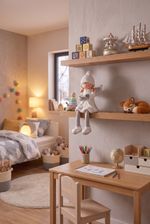 Figurine MagicHome Christmas, Angel with book, ceramic, 22x20x32.50 cm
