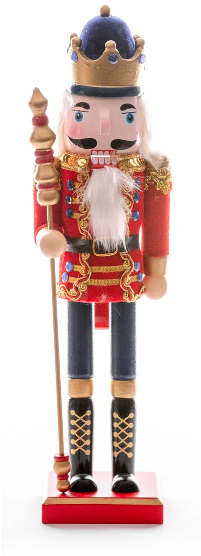 Figure Nutcracker, with cossack hat, wood