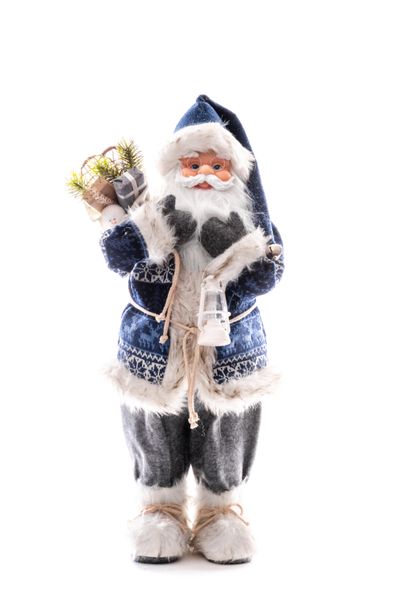 Christmas decoration XmSA36, Santa with backpack and lantern, 041 cm