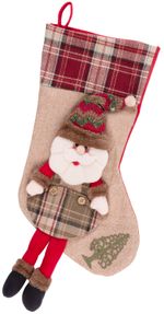 Decoration MagicHome Christmas, Santa stocking, 50 cm