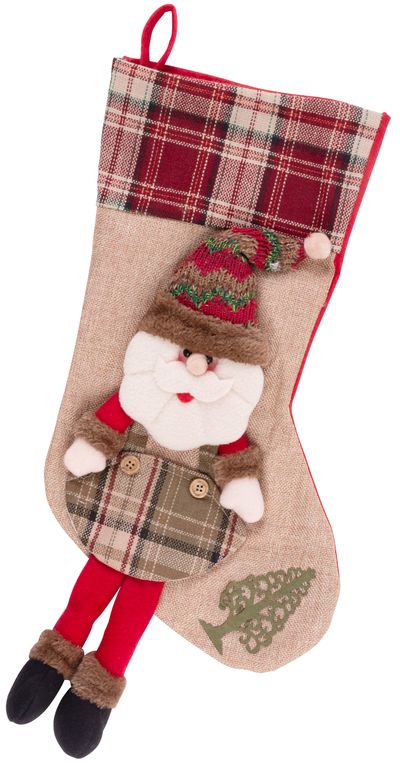 Christmas decoration MagicHome XmJ014, Santa sock, 50 cm