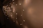 Lánc MagicHome Karácsony Icicle, 480 LED meleg fehér, jégcsapokkal, egyszerű világítás, 230 V, 50 Hz
