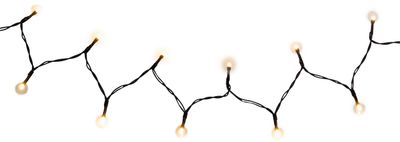 Lánc MagicHome Karácsony Ceibo, 48 LED meleg fehér, 8 funkció, időzítő, 3x AA, külső, megvilágítás,