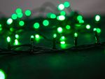 String lights MagicHome Serpens, 100 green LED, 8 functions, 230 V, 50 Hz, with adapter, IP44, outdo