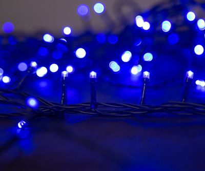 Christmas Light MagicHome Serpens 100L LED blue, IP44, 8 functions, with adapter, exterior