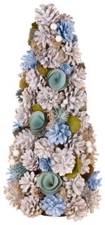 Christmas Tree MagicHome Christmas, decorated, natural, blue, 40 cm