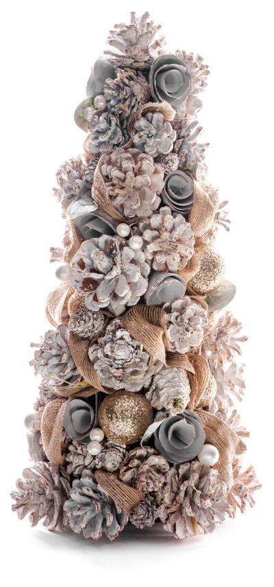 Tree MagicHome, white, 38x19 cm, natural