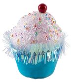 Decoration MagicHome Christmas Candy Line, muffin, blue, hanging, 7x7x11 cm
