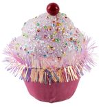 Decoration MagicHome Christmas Candy Line, muffin, pink, hanging, 7x7x11 cm