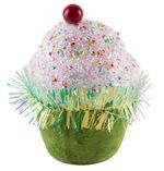 Dekoráció MagicHome Karácsony Candy Line, muffin, zöld, függő, 7x7x11 cm