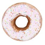 Dekoráció MagicHome Vianoce Candy Line, fánk, barna, függő, 13 cm