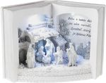 Decoration MagicHome Christmas, Nativity Scene in Book, 3 LED, 3xAA, indoor, 27.5x12x19 cm